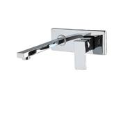 Luxury Wall Mounted Waterfall Faucet - Black & Gold Bathroom Mixer Tap Hot & Cold Single Handle Bathtub Faucet Modern Stylish Design for Elegant Bathrooms (Color 3)