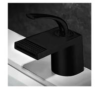Luxury Waterfall Basin Rose Gold Black Household Hot and Cold Mixer Tap - White Bathroom Faucets ,Faucet Kitchen taps for Sink