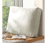 Luxury Waterproof Sofa and Bed Cushion, Removable Cover, Comfortable Headboard or Chair Pillow, White, 80x12x45CM - Perfect for Home Décor and Relaxation.