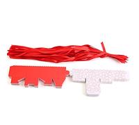 Luxury Wedding Favor Boxes Premium Square Chocolate Candy Gift Boxes with Ribbon for Weddings Birthdays Showers 50Pcs Multi Color Party Favors (Red Heart)