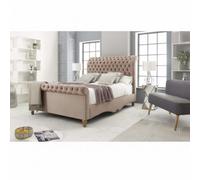 Luxury Whitby Slats Ottoman Bed With Midnight With Headboard
