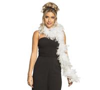 Boland 52600 - Feather Boa, approx. 180 cm, White