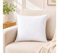 Luxury White Duck Feather Cushion Pad Inner Insert 100% Natural Cotton Anti Dust Mite and Down Proof Cover Non Allergenic Extra Filled Cushion Pads Available in 16’’18’’20’’22’’24’’26’’ (22''x22'')