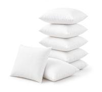 Luxury White Duck Feather Cushion Pad Inner Insert 100% Natural Cotton Anti Dust Mite and Down Proof Cover Non Allergenic Extra Filled Cushion Pads Available in 16’’18’’20’’22’’24’’26’’ (12''x18'')