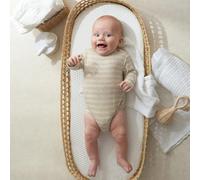 Luxury White Fabric Basket Changing Mat