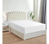 Luxury White King Fitted Sheet - 1000 Thread Count 100% Egyptian Cotton - 40cm Extra Deep Fit - Silky Soft Sateen Breathable Hotel Bedding - King Size (153x203cm)