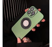 Luxury Wireless Charge Phone Case For iPhone 14 13 12 11 Pro Max Plus Magnetic Bumper Matte Hard PC Shockproof Cover,green,For iphone 12Pro