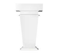 Luxury Wooden Podium with Storage Cabinets for Church Office School & Home - Versatile Floor Stand Laptop Desk for Presentations Conferences & Events