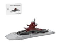 Luxury Yacht Construction Kit, 120 cm Modular Large Luxury Yacht Model, MOC Clamping Blocks, Superyacht Model with Detailed Multideck Interior, Cruise Large Ship Gift for Collectors, 1296 Pieces