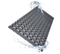 LuxurYou Non Slip Bathtub Mat | Double-Layered Shower Floor Mat with Suction Cups | EZ-Dry Construction | Non-Toxic, BPA, Latex, Phthalate, PVC Free (Mist)