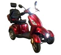 Luxuryton X-1000 All Terrain Regular Tire, No Canopy 4-Wheel Electric Scooter with Reverse Camera