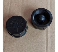 Luxuypon 2 Pack Black Plastic & Metal Screw-In Fuel Cap for Kawasaki TH43 TH48 TD18 TD20 TD24 TD33 TD40 TD48 TG24 TG25 TG28 TG33 TF22 ROBIN NB411 Motorcycle Fuel Cap