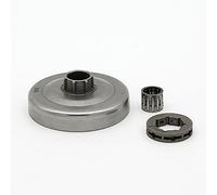 Luxuypon Replacement .325 7T Chain Drive Clutch Drum Sprocket Rim Kit Compatible with Husqvarna 340 345 346XP 350 351 357XP 359 Chainsaw Parts