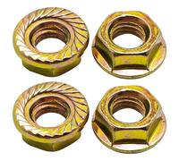 Luxuyvarna 4pcs M8 Bar Flange Nut Compatible with Husqvarna 51 55 61 66 268 272 345 350 351 353 357 359 362 365 372 394 395 450 455 460 Chainsaw