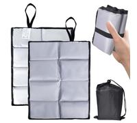 Luxvara 2 Folding Sitting Pad,Waterproof Hiking Sit Mat Ultra Lightweight,Compact Foldable Seat Cushion for Camping, Festivals, Fishing, Backpacking & Outdoor Sports