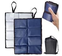 Luxvara 2 Folding Sitting Pad,Waterproof Hiking Sit Mat Ultra Lightweight,Compact Foldable Seat Cushion for Camping, Festivals, Fishing, Backpacking & Outdoor Sports