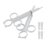 Luxvara 2 Pieces Pet Pill Dispenser,Pet Pill Plunger Popper,Reusable Soft Tip Tablet Syringe Pusher Dogs Medicine Feeder,Pill Gun Dispenser Shooter for Cats Puppy Rabbit Small Animal