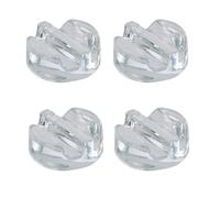 Luxvara Glass Fermentation Weights, 4 Pack Fermentation Weights with Easy Grip Handles, Heavy Glass Fermenting Lids for Wide Mouth Mason Jar, for Sauerkraut, Kimchi, Ø 7cm