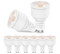 Luxvista GU10 LED Spotlight, Non-Dimmable Long Neck 9W (80W Halogen Equivalent), 4000K Natural White Ceiling Light - 8 Pack