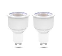 Luxvista GU10 Long Neck LED Bulbs, 9W Warm White 3000K Non-dimmable, Long Barrel Equivalent to 75W Halogen (2-Pack)