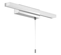 Luxvista LED Bathroom Mirror Light with Pull Cord Switch 9W, IP44 Waterproof Bathroom Wall Light with Pull Cord, Over Mirror Light for Shaving and Makeup, Cool White 6000K