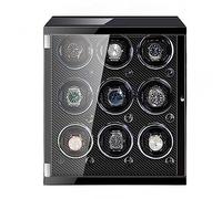 Luxy Automatic Watch Winder Box for 2 4 6 9 12 Watches with Quiet Motor Luxury Mechanical Watch Storage Case for Men's and Women's Watches (Color : B, Size : 6+0)