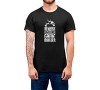 Luxyl Unisex Beware of The Smiling Game Master T-Shirt Black Small