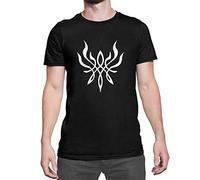 Luxyl Unisex Crest of Flames T-Shirt Black Medium