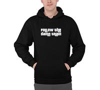 Luxyl Unisex Follow the Damn Train Hoodie Black X-Large