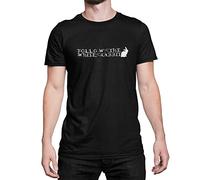 Luxyl Unisex Follow The White Rabbit T-Shirt Black Large