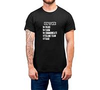 Luxyl Unisex How to Win League T-Shirt Black X-Large