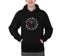 Luxyl Unisex I'm Afraid I Can't Do That Hoodie Black Medium
