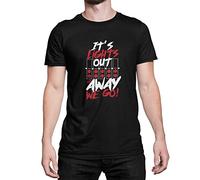 Luxyl Unisex It's Lights Out and Away We Go T-Shirt Black X-Large