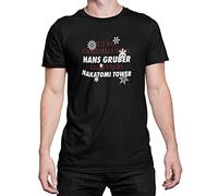 Luxyl Unisex It's Not Christmas Until Hans Gruber T-Shirt Black Large