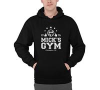 Luxyl Unisex Mick's Gym, Philadelphia Hoodie Black Medium