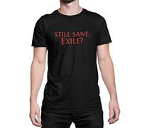 Luxyl Unisex Still Sane, Exile? T-Shirt Black Large