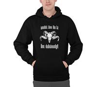 Luxyl Unisex To Live Deliciously Hoodie Black Large