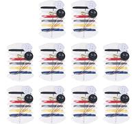 Luxylei 10pcs Set Mini Portable Sewing Kit Needle Thread Button Pin Travel Household Tools Hand Sewing Bag for Travel Hotel Suppliesh