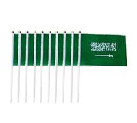 Luxylei 2022 Flag, Saudi Hand Held International Stick Flag Small Mini Flag Round National Flags,Party Decorations Supplies for Parades,Festival