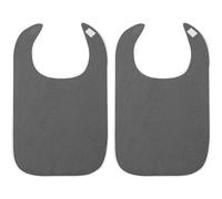 Luxylei 2pcs Adult Bibs for Elderly Washable, Feeding Adult Bib with Crumb Catcher Waterproof Clothing Protectors for Adult Elderly and Disabled