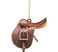 Luxylei Acrylic Pendant Ornament for Horses Lovers Western Cowboys Pendant Car Pendant Home Tree Decoration Christmas Tree Home Decor