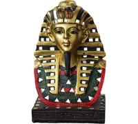 Luxylei Ancient Egyptian Pharaoh King Statue Resin Cleopatra Sculpture Craft Egyptian Sphinx Sculpture Ornaments for Home Office Decor