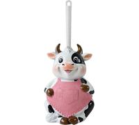 Luxylei Animal Toilet Brush Bathroom Toilet Scrubber Set, Lavatory Brush and Holder Set Frog Cow Monkey Shaped Toilet Brush, Toliet Cleaning Tool