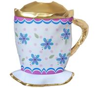 Luxylei Candlelight Dinner Teacup Costume for Men and Women Halloween Christmas Novelty Dress-up Cosplay Party Costumes, Adult One Size