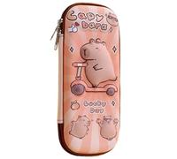 Luxylei Capybara 3D Pencil Case, Cartoon Stationery Organizer Box,Capybara Pencil Bag with Zipper, Waterproof Pencil Bag Stationery Case for Girls Boys Students Gift
