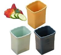 Luxylei Cup Slicer 3pcs Fruit Corer Slicer Divider Wedger Egg Slicer Quickly Making Fruit Vegetable Salad Banana Strawberry Cutter Kitchen Gadget