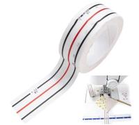 Luxylei Diagonal Seam Tape 2pcs Easy to Tear Sewing Basting Tape Straight Diagonal Seams Instruction Tool to Mark the 1/4 Inch on Machine