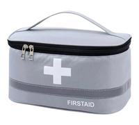 Luxylei First Aid Bag Empty Small Medical Kit Pouch Travel Emergency Pouch Lightweight Medicine Storage Bag Multifunctional for Home Office Car Outdoors