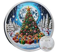 Luxylei Merry Christmas Commemorative Coins Christmas Tree Relief Blessing Souvenir Coins for Christmas Stocking Stuffers Happy New Year‘s Gifts
