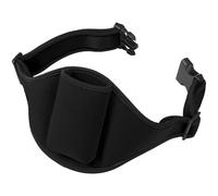 Luxylei Mic Belt with Anti Dropping Strap, Microphone Carrier Pouch Adjustable Sweat Absorbent Belt Waistband Bag for Vertical Mic Fitness Teacher Speaker Theatre